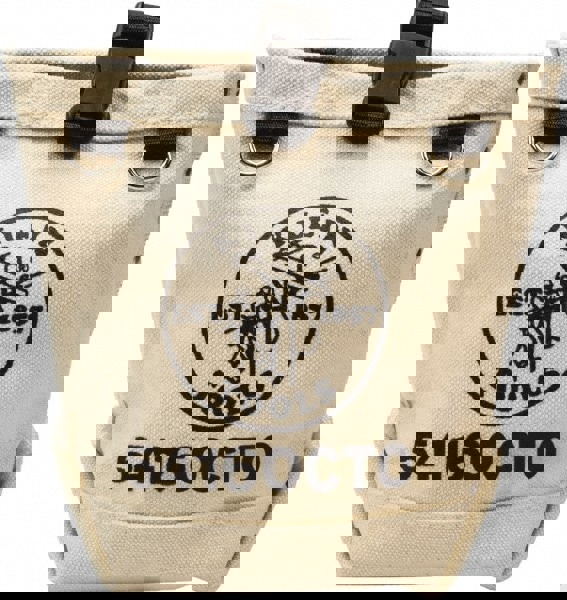 1 Pocket White Canvas Bolt Bag